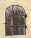 Wooden door in wall, Vecriga (Old Town) - Riga - Latvia