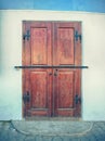 Old wooden door in Sighisoara