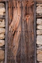 Old wooden door