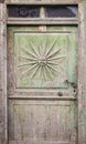 Old wooden door