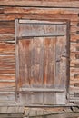 Old wooden door