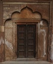 Old wooden door vintage background