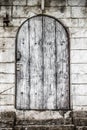 Old wooden door vintage