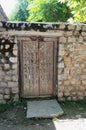 old wooden doors beauty closeup view