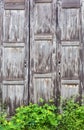 Old wooden doors, textures Royalty Free Stock Photo