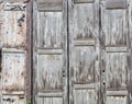 Old wooden doors, textures Royalty Free Stock Photo