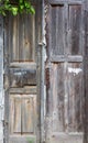 Old wooden doors, textures Royalty Free Stock Photo