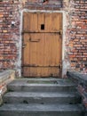 Old wooden doorway Royalty Free Stock Photo