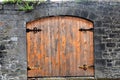 Old Wooden Double Door Royalty Free Stock Photo