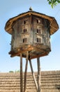 Old wooden dovecote