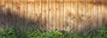 Old wooden fence