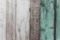 Old wooden fence with cracked paint texture Royalty Free Stock Photo