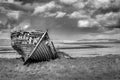 Neglected old Fishing Boat Royalty Free Stock Photo