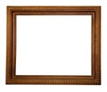 Old wooden frame Royalty Free Stock Photo