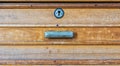 The old wooden furniture box Royalty Free Stock Photo