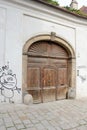 Old wooden gate on Kapitulska street