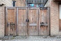 Old wooden gate Royalty Free Stock Photo