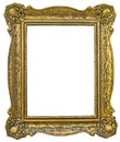 Old wooden gilded Frame Royalty Free Stock Photo