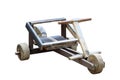 Old wooden Go kart or wooden racing car Royalty Free Stock Photo