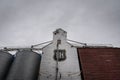 Old wooden grain elevator in the town of Three Hills