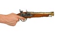 Old wooden gun Royalty Free Stock Photo