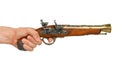 Old wooden gun Royalty Free Stock Photo