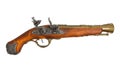 Old wooden gun Royalty Free Stock Photo