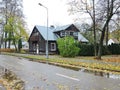 Old wooden home, Lithuania Royalty Free Stock Photo