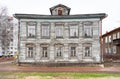 Old wooden house in Arkhangelsk, Russia Royalty Free Stock Photo
