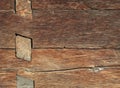 Old wooden house detail