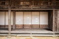 old wooden house at Hida no Sato Royalty Free Stock Photo