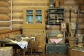 Old Wooden House Interior Royalty Free Stock Photo