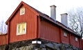 Old wooden house on Katarina mountain in Stockholm