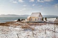 Old wooden house by the sea Royalty Free Stock Photo