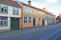 Old wooden house in Trondheim Royalty Free Stock Photo