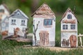 Old wooden houses model