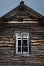 A old wooden houses  in Utsjoki, Lappland,Finland Royalty Free Stock Photo