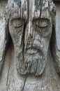 Old wooden jesus christ sculpture Royalty Free Stock Photo