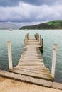 Old wooden jetty Royalty Free Stock Photo