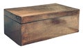 Old wooden jewelry box Royalty Free Stock Photo