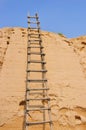 Old wooden ladder Royalty Free Stock Photo