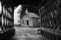 Old Wooden Log Church. Royalty Free Stock Photo