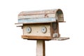 Old wooden mailbox Royalty Free Stock Photo