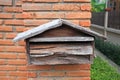 Old wooden mailbox Royalty Free Stock Photo