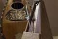 Old Wooden Metronome Keeps Time