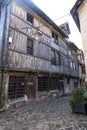 Old wooden museum downtown of medieval city Honfleur in Normandy, France