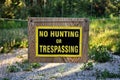 Old Wooden No Trespassing Sign Royalty Free Stock Photo