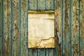 Old wooden notice board, add your text Royalty Free Stock Photo