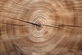 Old wooden oak tree surface. Rough organic texture of tree rings. Generative AI Royalty Free Stock Photo