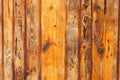 Old wooden orange texture, background for design. horizontal